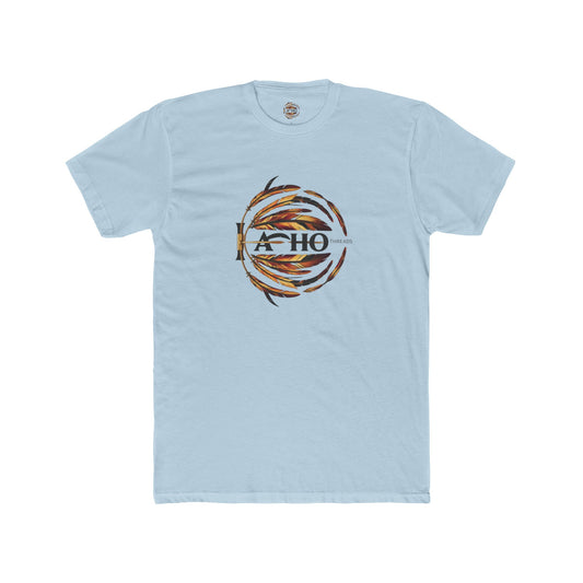 Light Blue Men's Cotton Crew Tee