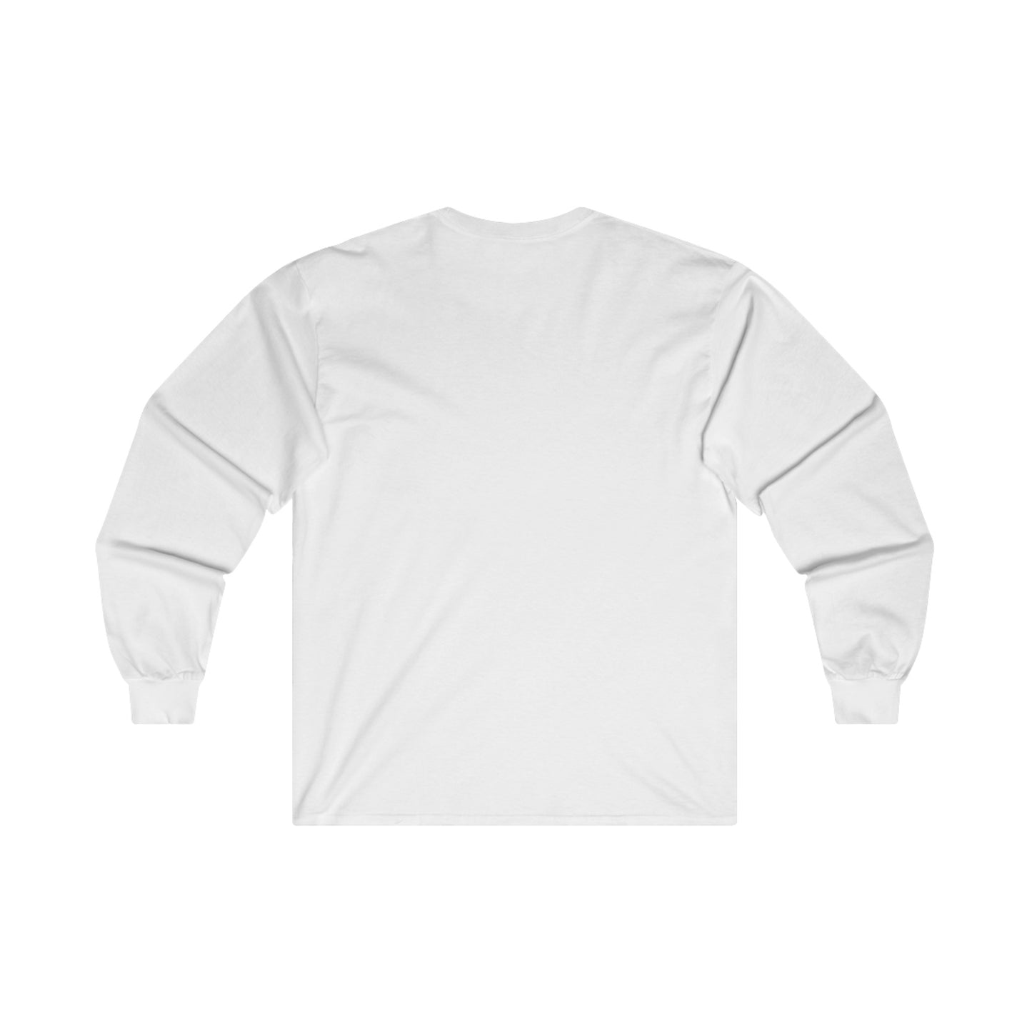 White Men's Ultra Cotton Long Sleeve Tee