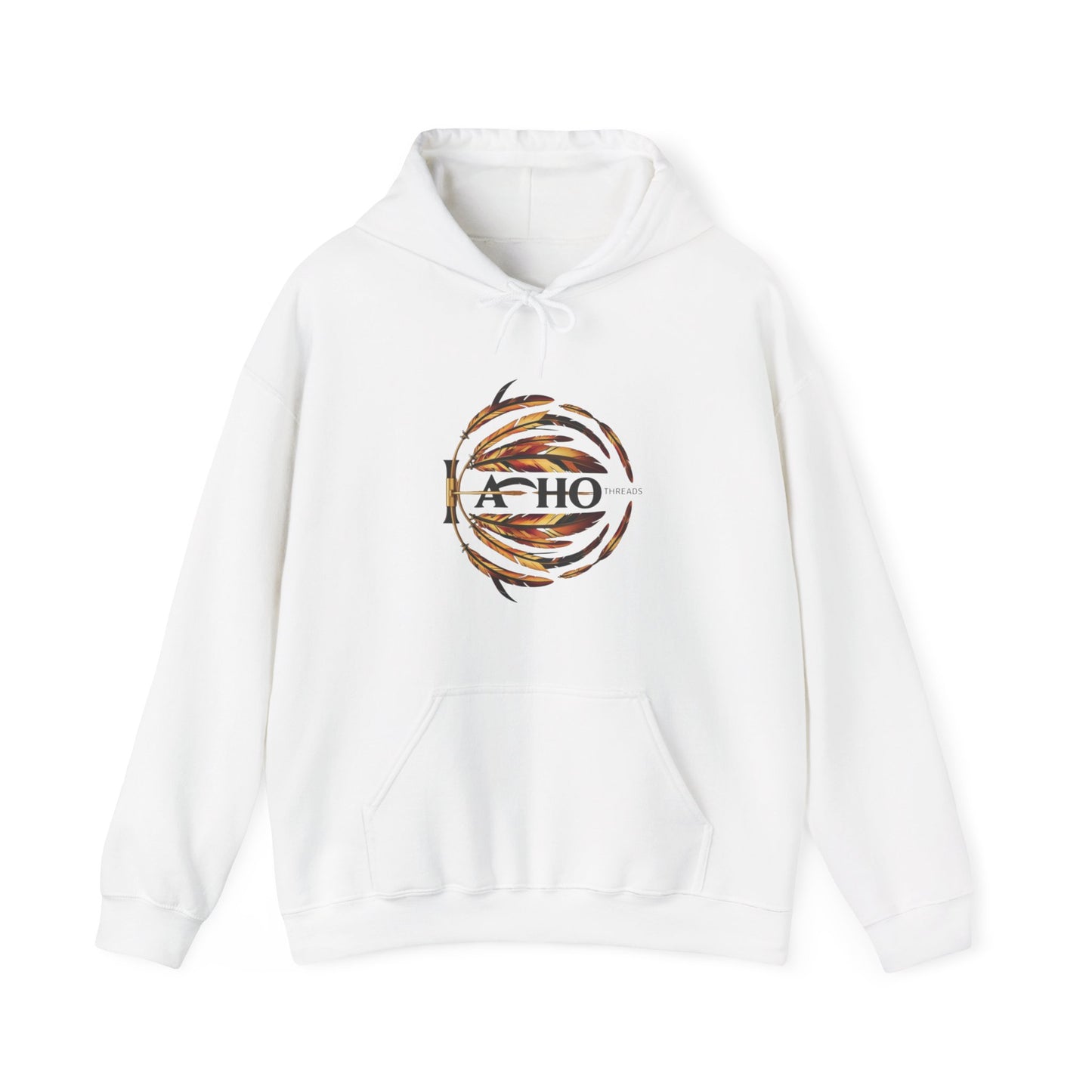 White Men's Heavy Blend™ Hooded Sweatshirt