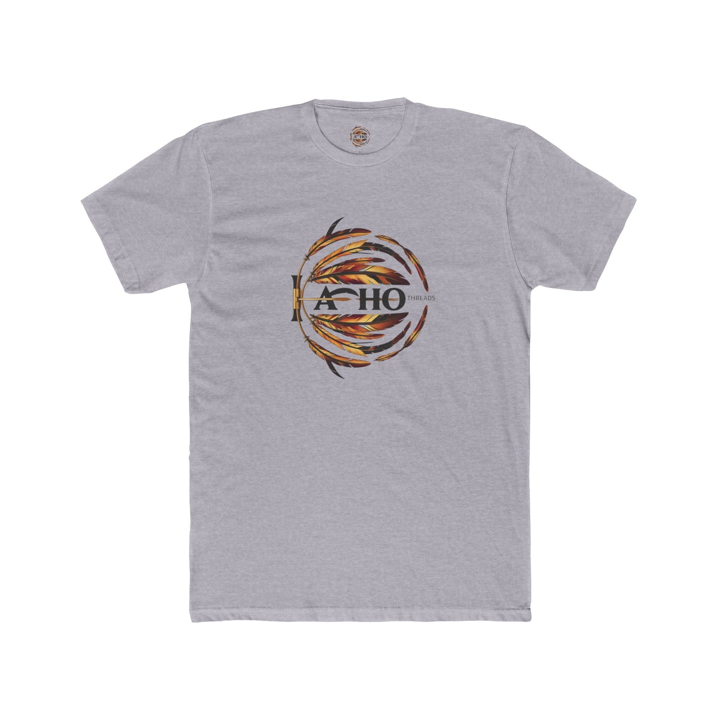 Heather Grey Men's Cotton Crew Tee