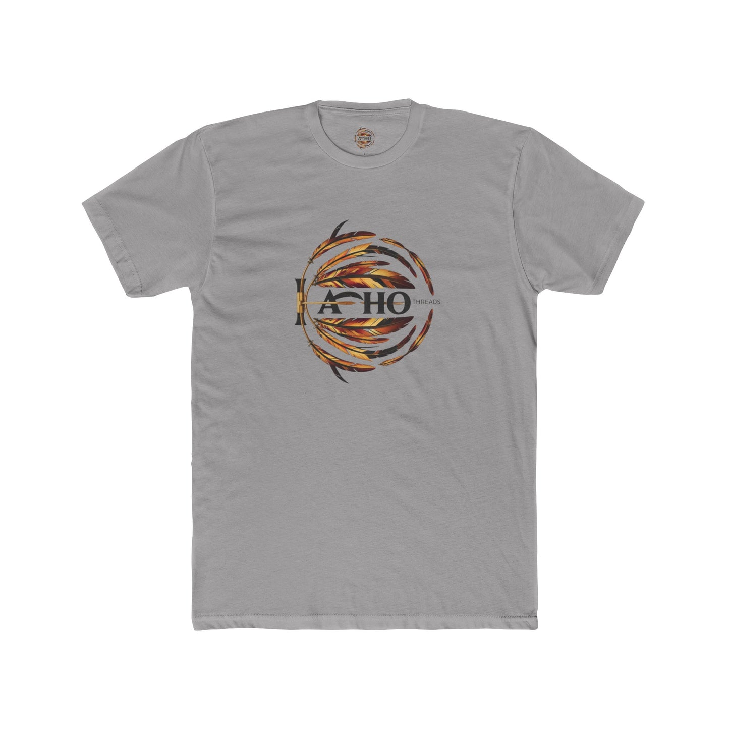 Light Grey Men's Cotton Crew Tee