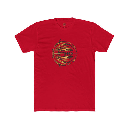 Red Men's Cotton Crew Tee