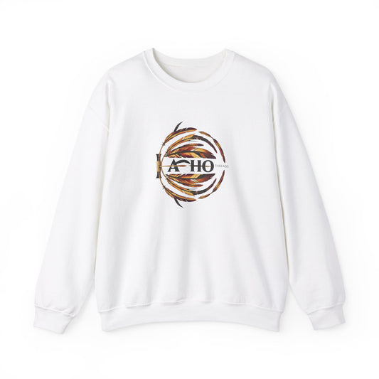 White Men's Heavy Blend™ Crewneck Sweatshirt