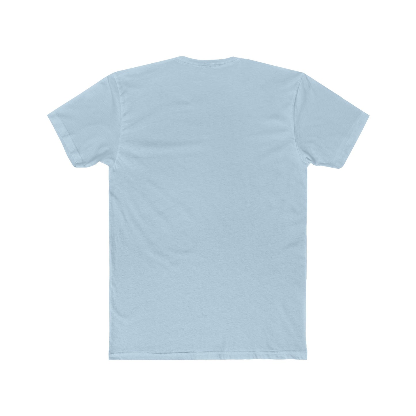 Light Blue Men's Cotton Crew Tee