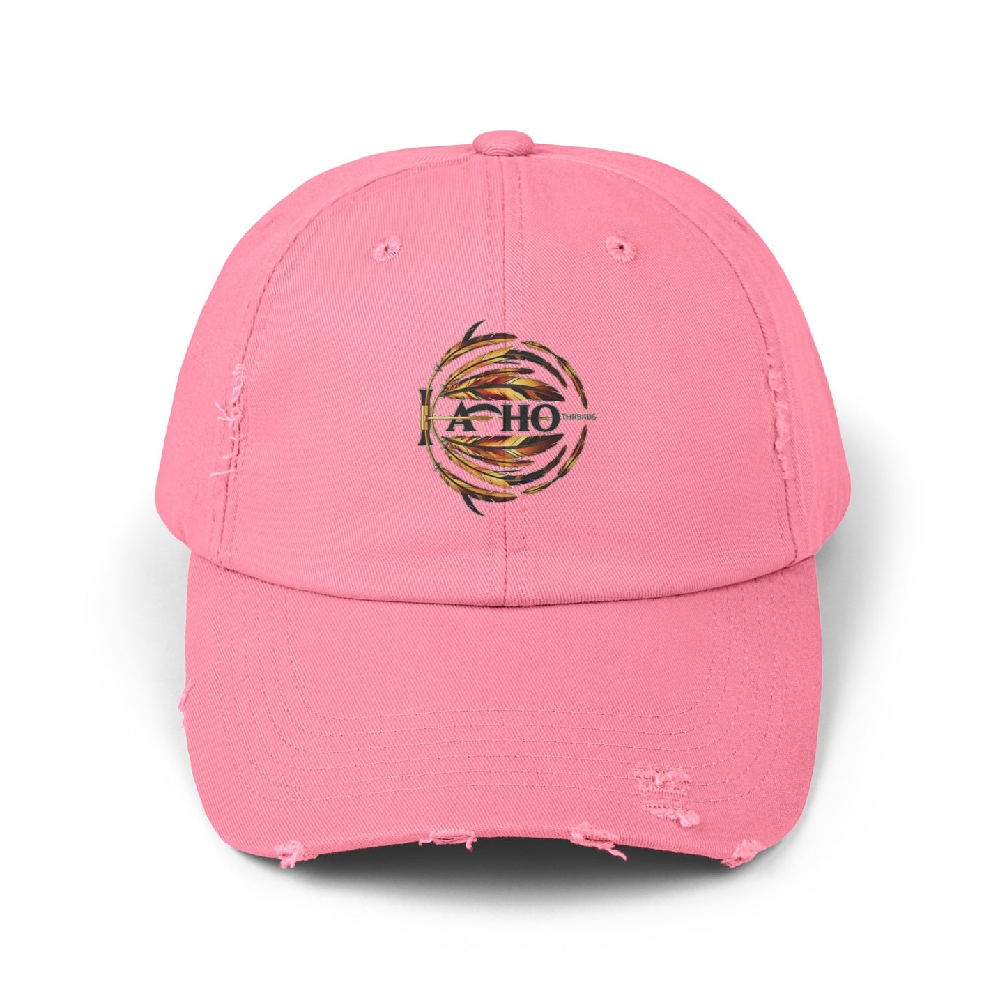 Pink Distressed Cap