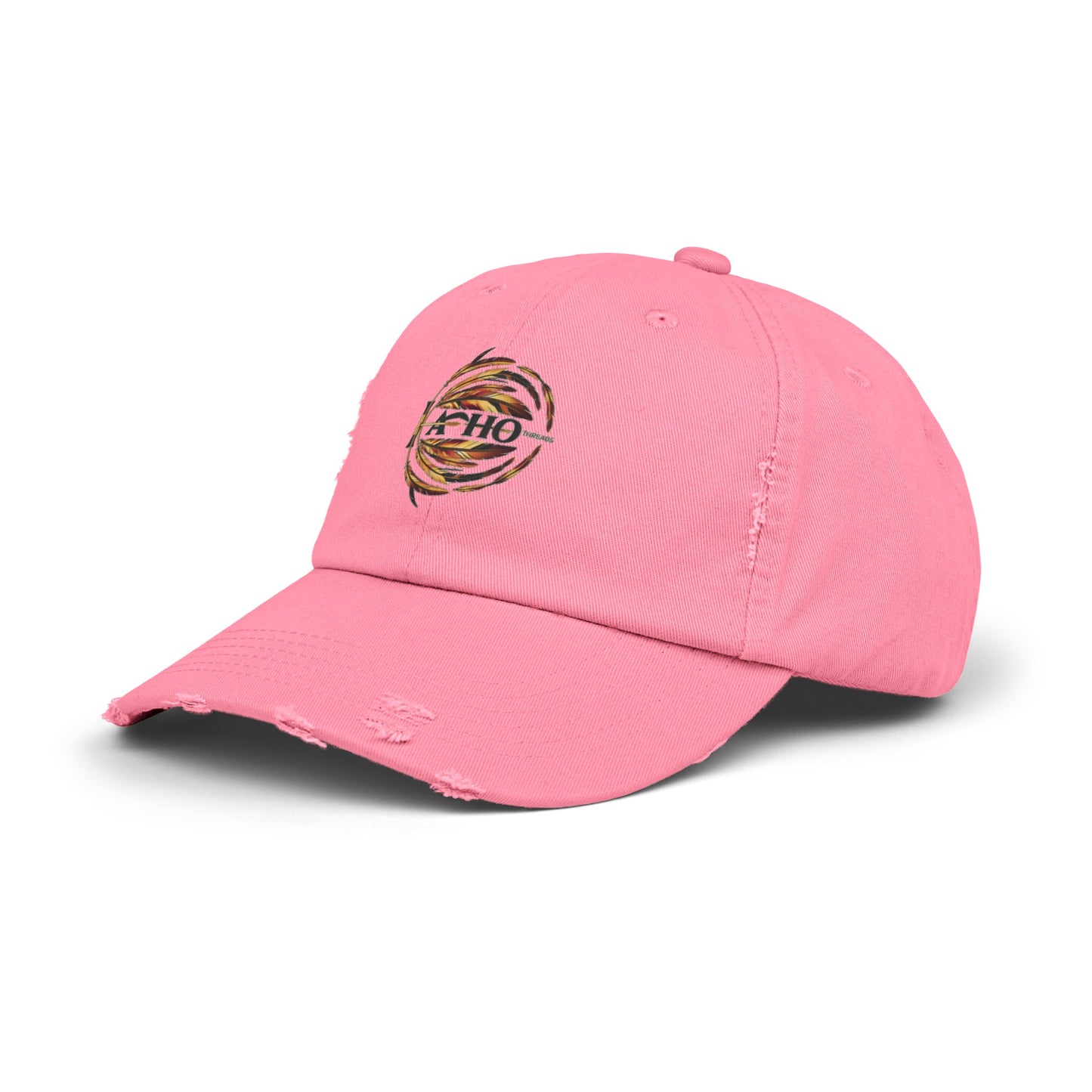 Pink Distressed Cap