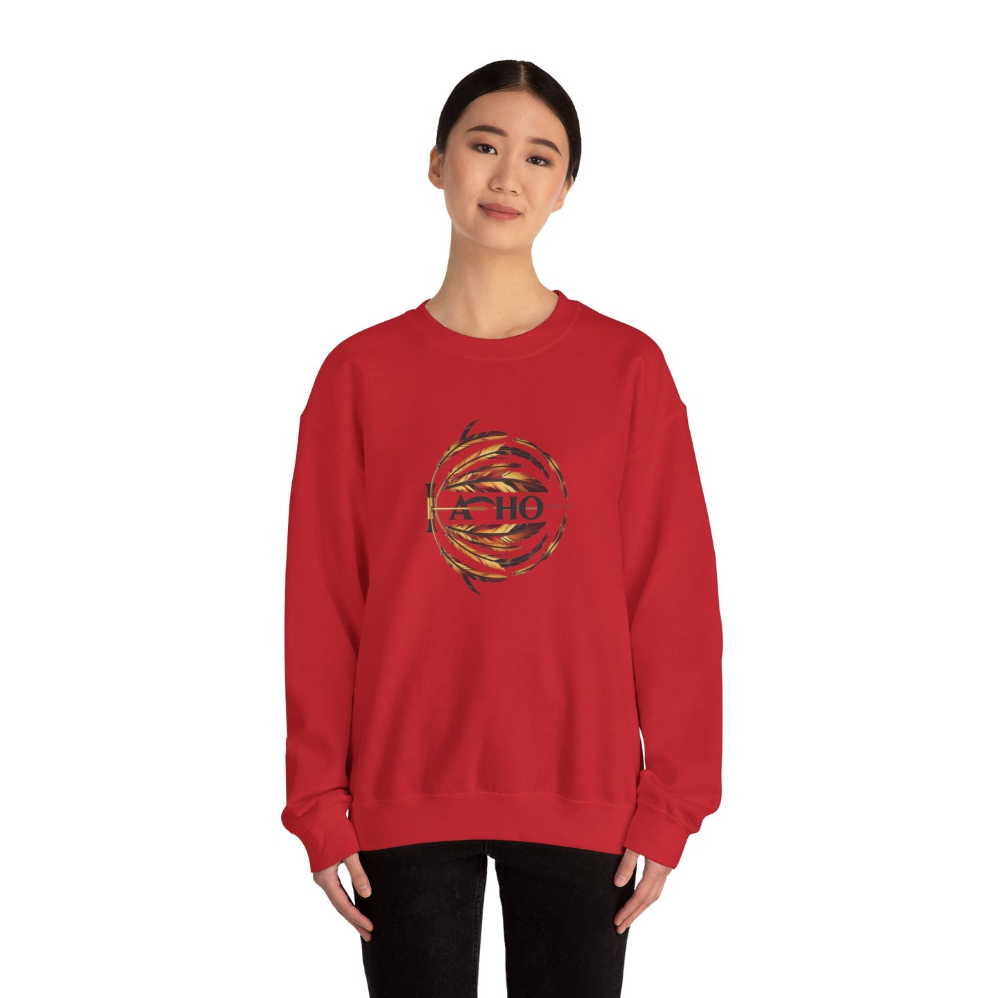 Red Women's Heavy Blend™ Crewneck Sweatshirt