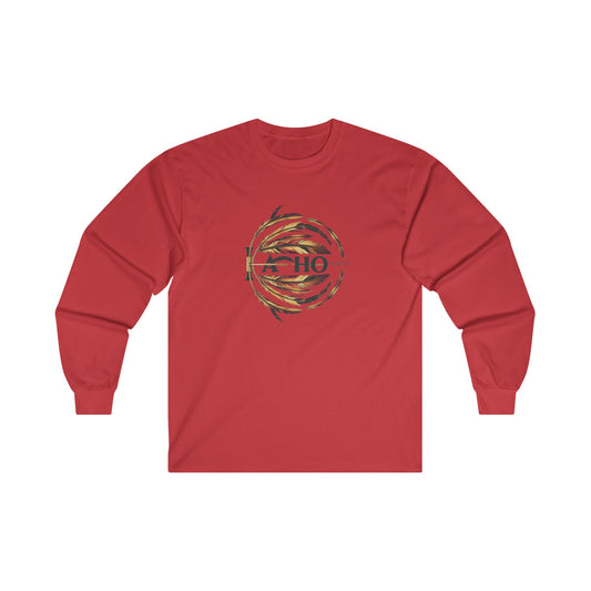 Red Men's Ultra Cotton Long Sleeve Tee