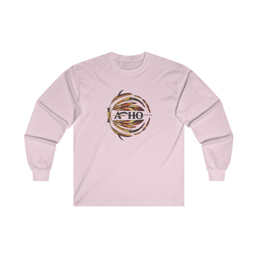 Pink Men's Ultra Cotton Long Sleeve Tee