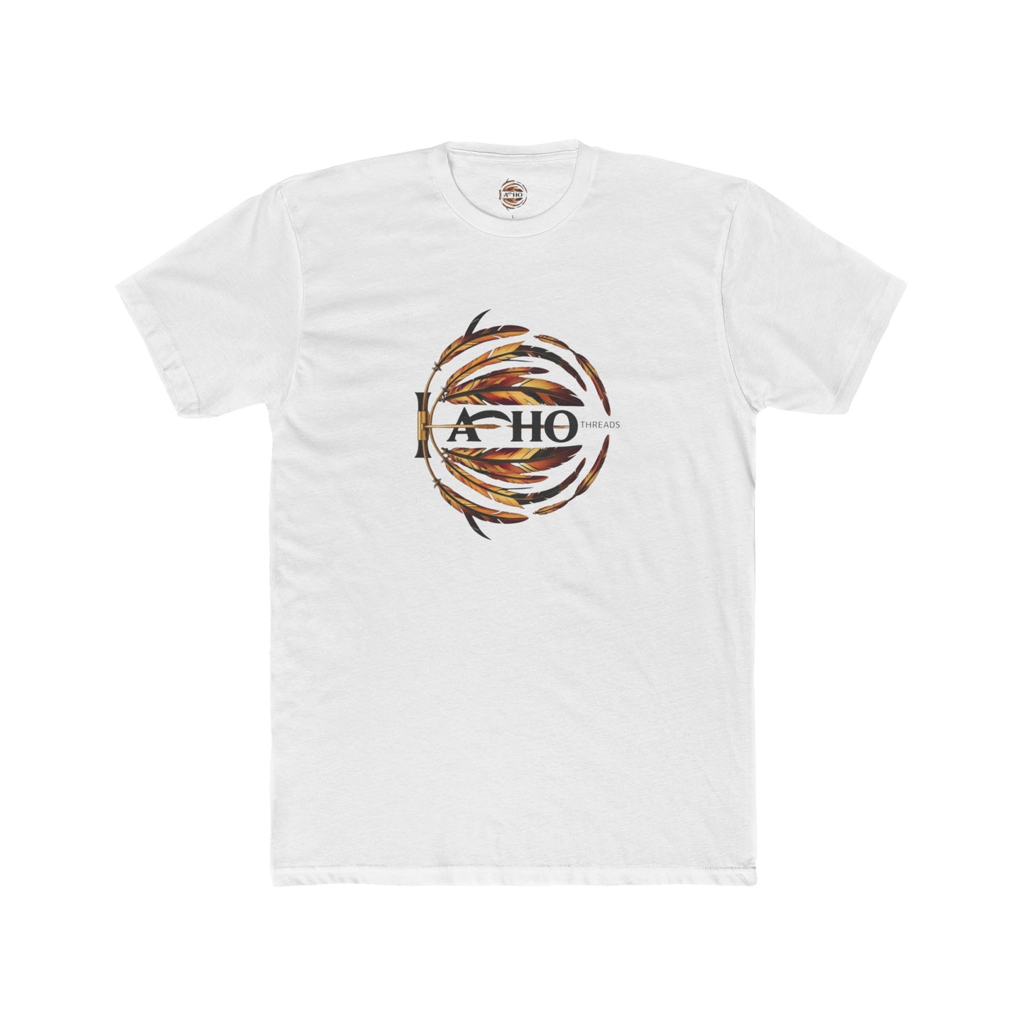 White Men's Cotton Crew Tee