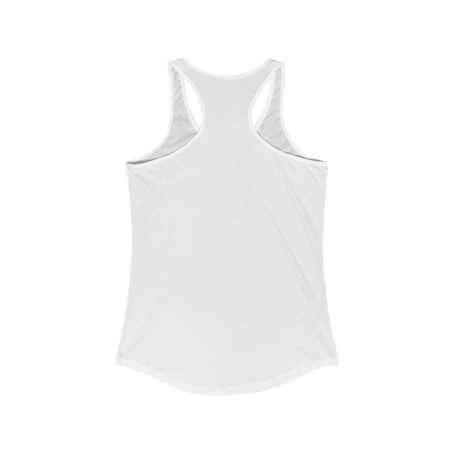 Whtie Women's Ideal Racerback Tank